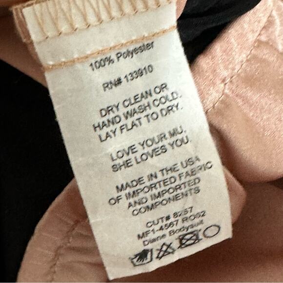 Show Me Your Mumu Bodysuit Diane Tank Top Rose Gold Holiday NYE Quiet Luxury M - Picture 10 of 11